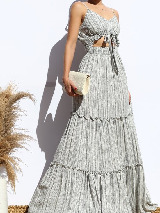 Dresses & Skirts - Valencia Striped Maxi Dress